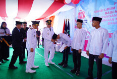 Bupati Muba Serahkan SK Remisi kepada Warga Binaan pada HUT ke-80 RI