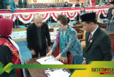 Saukani dan Wulan Purnamasari Resmi Dilantik Sebagai Wakil Ketua DPRD Empat Lawang 2024-2029