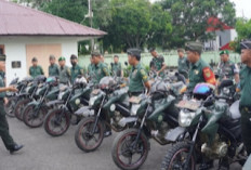 Kodim 0401/Muba Lakukan Pemeriksaan Kendaraan Dinas di Lapangan Makodim 