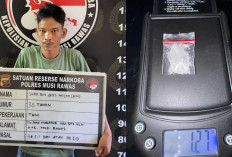 Simpan Sabu Ditangkap Satnarkoba Polres Musi Rawas, Supri Terancam Maksimal 12 Tahun Penjara