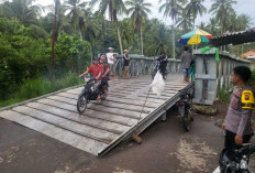Polsek Muara Pinang Pantau Titik Rawan Bencana