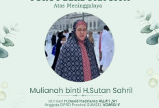 Kabar Duka, Istri H David Hadrianto Al-Jufri Meninggal Dunia