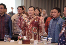 Pj Gubernur Sumsel Hadiri Pengukuhan Kepala OJK Baru