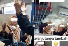 Emak-Emak Nyanyi di Kereta Api, Penumpang Terlihat Terganggu