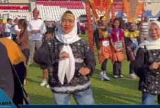 Heppy Sapriani Hadiri Senam Massal di Palembang 