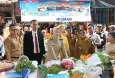 Wabup Sidak Pasar, Pastikan Harga Kebutuhan Pokok Stabil