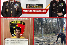 Satreskrim Polres muba Behasil Tangkap Pemilik Sumur Illegal Terbakar Hebat 