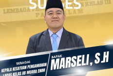 Marseli: Lapas Kelas IIB Muara Enim Komitmen Jaga Situasi Aman dan Kondusif