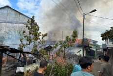 Kebakaran Hebat Terjadi di Permukiman Padat Lubuklinggau