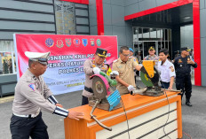 Ratusan Knalpot Brong Dimusnahkan