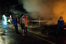 Kebakaran Bengkel di Baturaja, 4 Sepeda Motor Hangus Terbakar