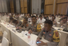 Wakapolres Musi Rawas Hadiri Rakor Persiapan Pengamanan Pilkada Serentak 2024 di Palembang