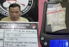 Polres Musi Rawas Tangkap Pengedar Sabu di Desa Semangus, Sita Barang Bukti 2,11 Gram