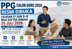 PPG Calon Guru 2026 Resmi Dibuka, Lulusan S1 dan D-IV Bisa Daftar hingga 25 Juli, Cek Syarat Lengkapnya