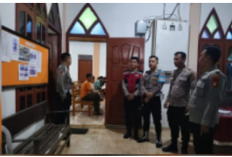 Jelang Paskah, Personil Polsek Amankan Ibadah Passion