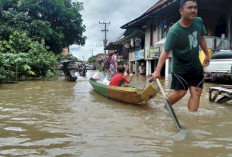 Banjir di Muara Enim 4 Desa Terendam