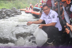 Wako Tebar 6.500 Benih Ikan di Ayek Salak dan Selangis