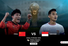 Kualifikasi Piala Dunia 2026 Zona Asia: Indonesia vs China, Misi Raih Tiga Poin