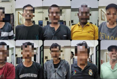 Polres Banyuasin Tangkap 10 Pelaku Judi Sabung Ayam di Banyuasin