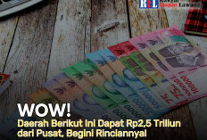 WOW! Daerah Ini Dapat Rp2,5 Triliun dari Pusat, Begini Rinciannya!