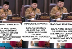 Cek Fakta: Benarkah Prabowo Akan Samakan Gaji DPR dan MPR dengan PNS?