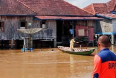 Banjir di Ogan Ilir Surut, Warga Tetap Waspada