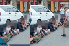 Polrestabes Palembang Bekuk 17 Pemuda Terduga Perusakan dan Pembakaran, Total 67 Orang Diamankan!