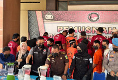 Polda Sumsel Musnahkan Narkotika Rp 5,7 Miliar