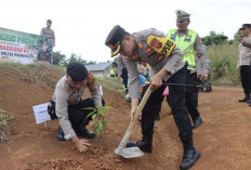 Polres Musi Rawas Gelar Kegiatan Penghijauan: Penanaman Pohon Meriahkan Hari Bhayangkara Ke-78