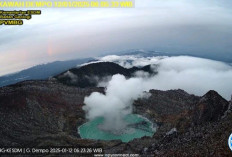 Gunung Api Dempo Alami Erupsi, Status Waspada