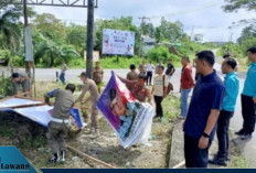 Jelang PSU, Bawaslu Empat Lawang Tertibkan APK di Masa Tenang Bersama TNI-Polri