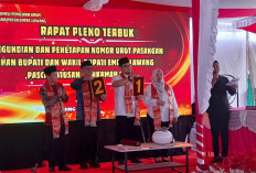 KPU Empat Lawang Gelar Pengundian Nomor Urut Paslon Pilbup Pasca Putusan MK