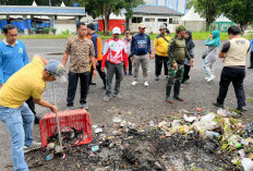 Pemkab Muba Bersama TNI-Polri Gelar Aksi Bersih-Bersih Massal
