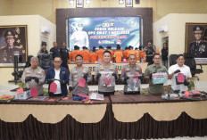 Polres Banyuasin Ungkap 56 Kasus Selama Operasi Sikat I Musi 2025