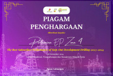 PHR Zona 4 Raih Penghargaan Kinerja Terbaik dari SKK Migas, Dorong Ketahanan Energi Nasional