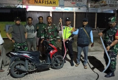 Patroli Gabungan di Sukarami, Kodim 0418/Palembang Temukan Sajam