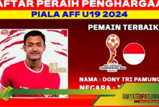 Timnas Indonesia Juara Piala AFF U-19 2024, Doni Tri Pamungkas Dinobatkan sebagai Pemain Terbaik