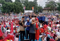 Hadiri Kampanye Akbar Hepy, Muhammad Hatta Rajasa Ajak Masyarakat Pagar Alam Pilih Paslon Nomor Urut 1