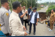 Ketua DPRD Empat Lawang Tinjau Jalan Putus di Muara Pinang, Minta Gubernur Segera Bangun Jembatan Darurat!