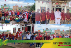 Meriah, Warga Desa Terusan Baru Kompak Rayakan HUT ke-80 RI dengan Lomba Tradisional