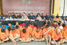 Polrestabes Palembang Tangkap 110 Pelaku Kejahatan
