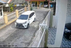 Tabrak Mobil Warga, Pengendara Calya Putih Terekam CCTV Lalu Kabur