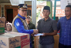 Respon Cepat Tanggap, Bupati dan Wabup Salurkan Bantuan 