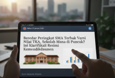 Beredar Peringkat SMA Terbaik Versi Nilai TKA, Sekolah Mana di Puncak? Ini Klarifikasi Resmi Kemendikdasmen