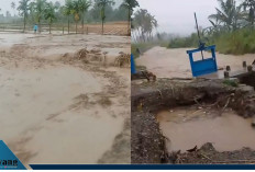 Banjir Bandang Terjang Paiker! Sungai Meluap, Puluhan Rumah Terendam dan Bendungan Jebol