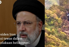 Presiden Iran Ebrahim Raisi Dilaporkan Tewas dalam Kecelakaan Helikopter  Teheran, 20 Mei 2024