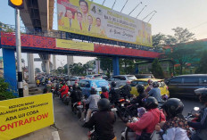 Hari Pertama Uji Coba Contraflow, Jalan Kolonel H Barlian dan Sudirman Timbulkan Kemacetan