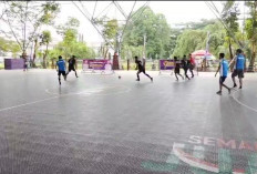 Tim Mini Soccer PWI Lahat Raih Perak di Porwada 2024