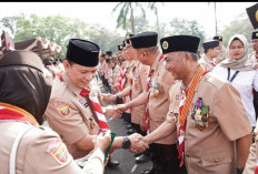 Pemkab Muba Berikan Apresiasi Tinggi kepada Kwarcab Pramuka: Pj Bupati dan Pengurus Terima Penghargaan