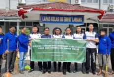Lapas Empat Lawang Gelar Aksi Bersih Fasilitas Umum